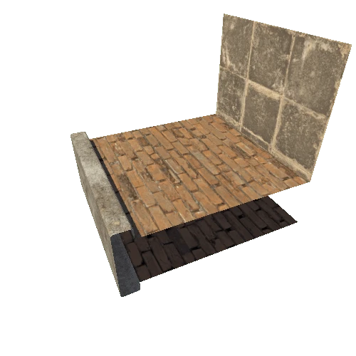 Brick wall_roof end_1x1